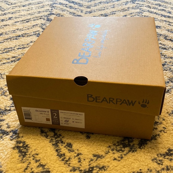 NIB BearPaw Elle Youth Girls Comfy Boots size 2 - Picture 7 of 10